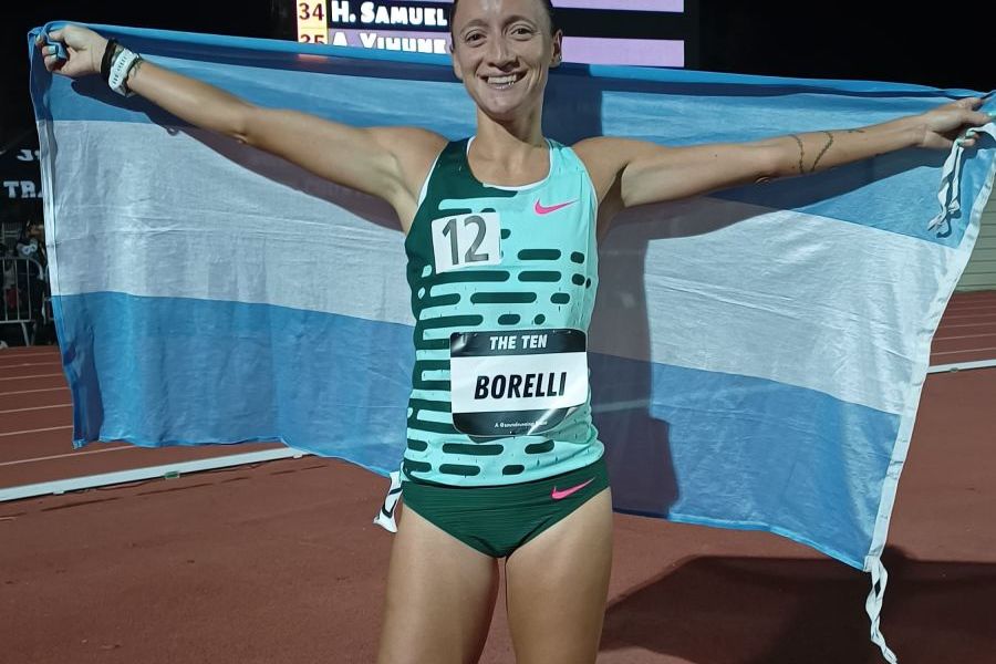 Florencia Borelli y un nuevo récord en 10.000 metros